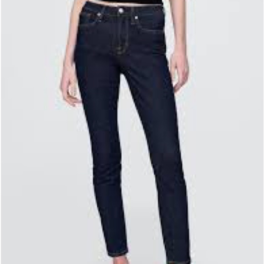 Gap Mid Rise True Skinny Jeans NWT size 29 Long color is rinsed